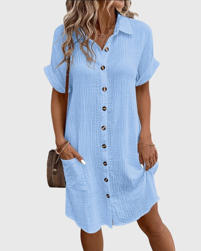 Linda | Button Summer Dress