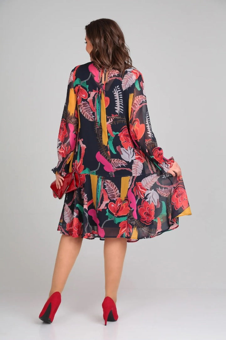 Helena | Relaxed Floral Midi Dress
