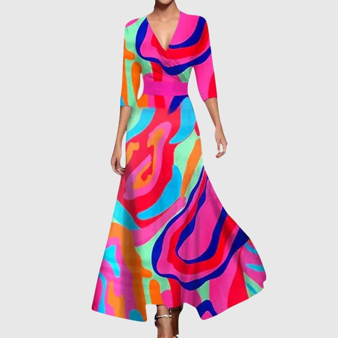 Leila | Flowy Printed Dress