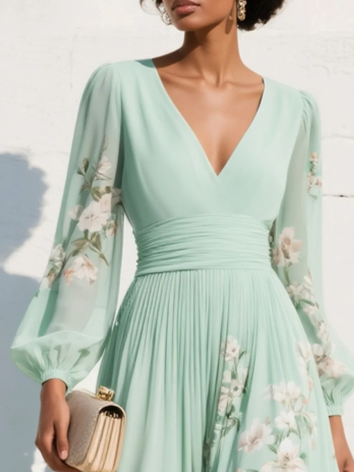Mint Blossom Dress