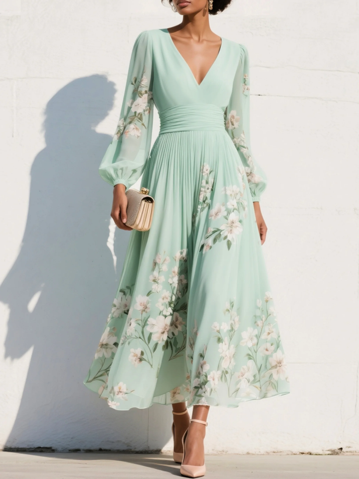 Mint Blossom Dress