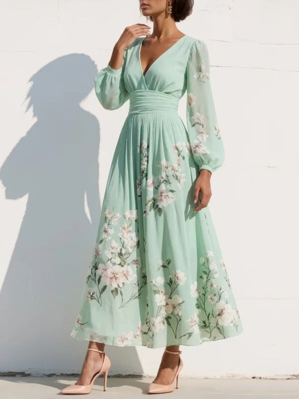 Mint Blossom Dress